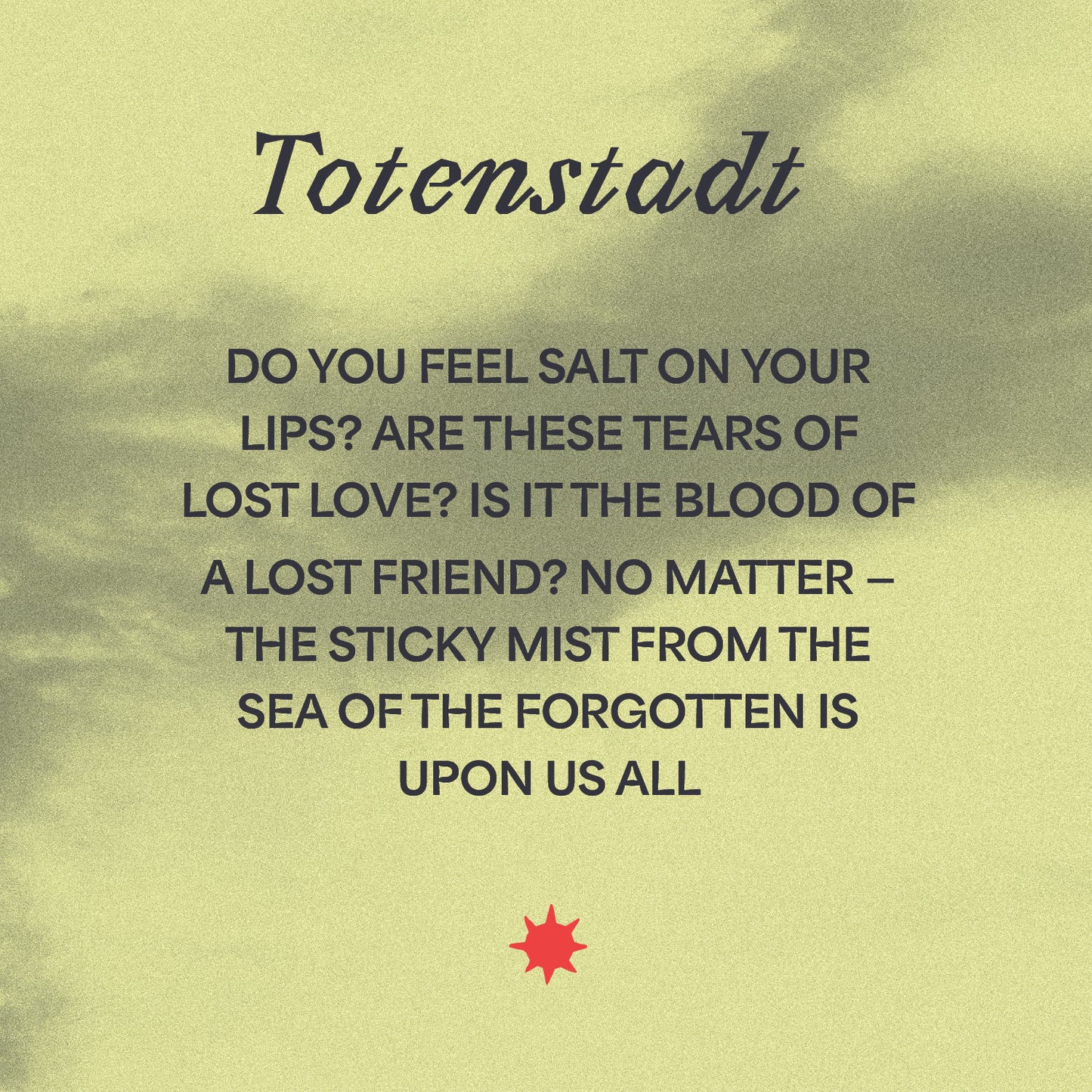 Totenstadt earring