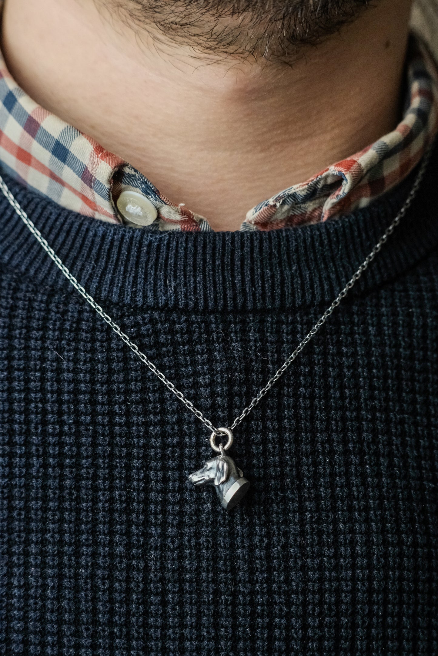 Dachshund bust pendant