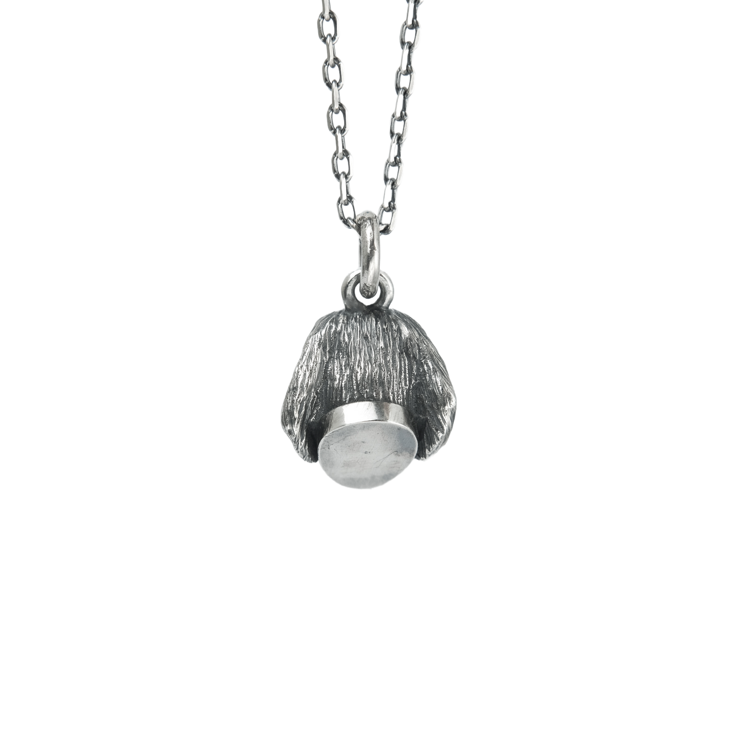 King charles spaniel bust pendant