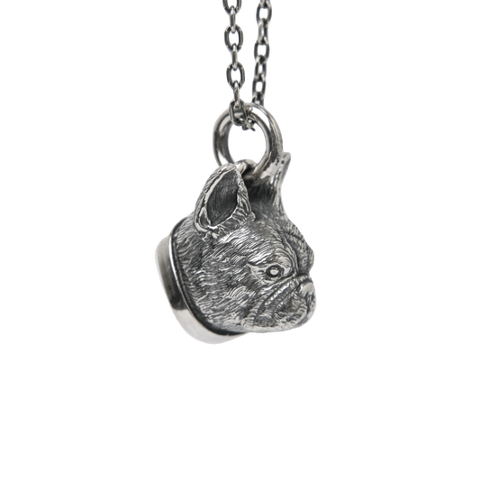 French bulldog bust pendant