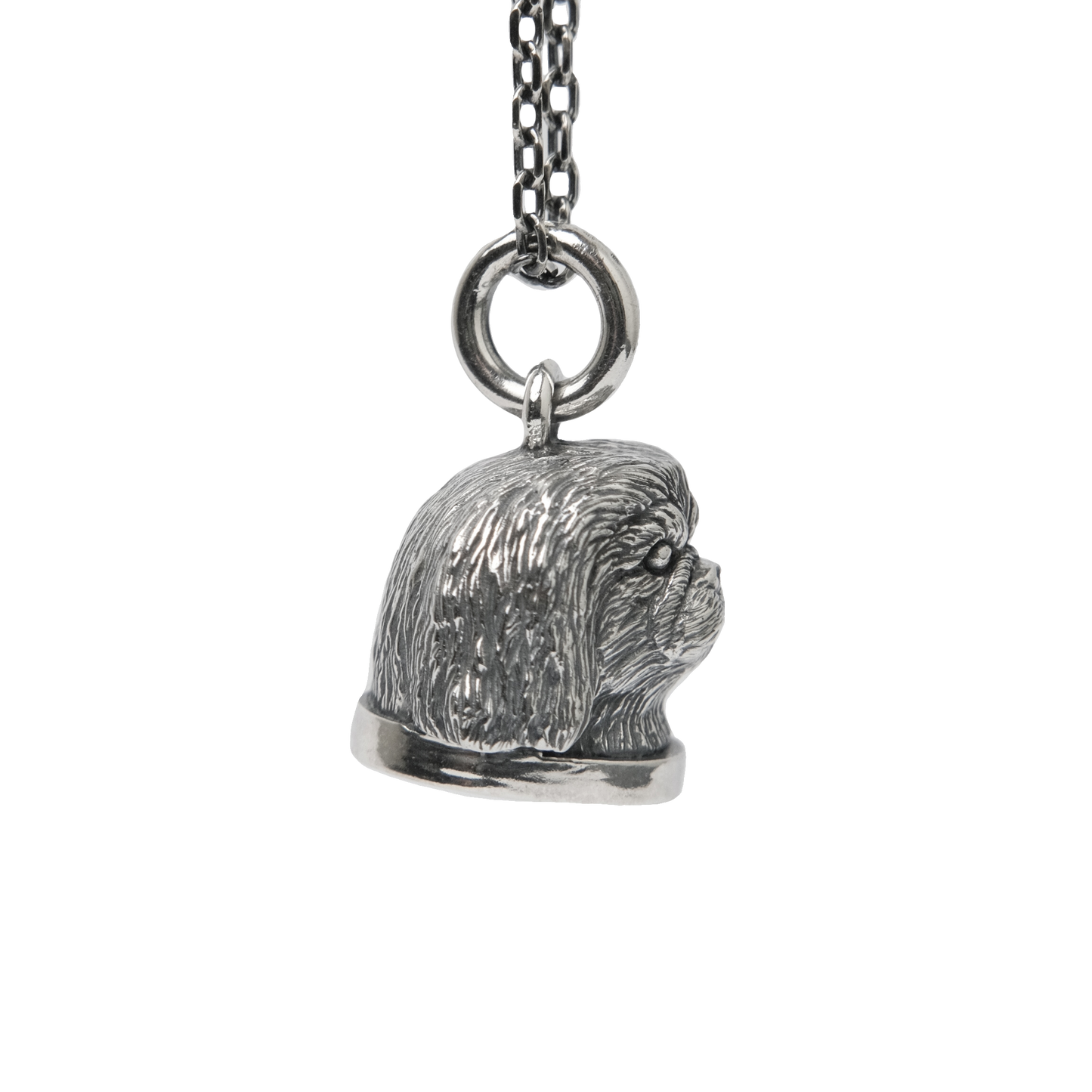 Pekingese bust pendant