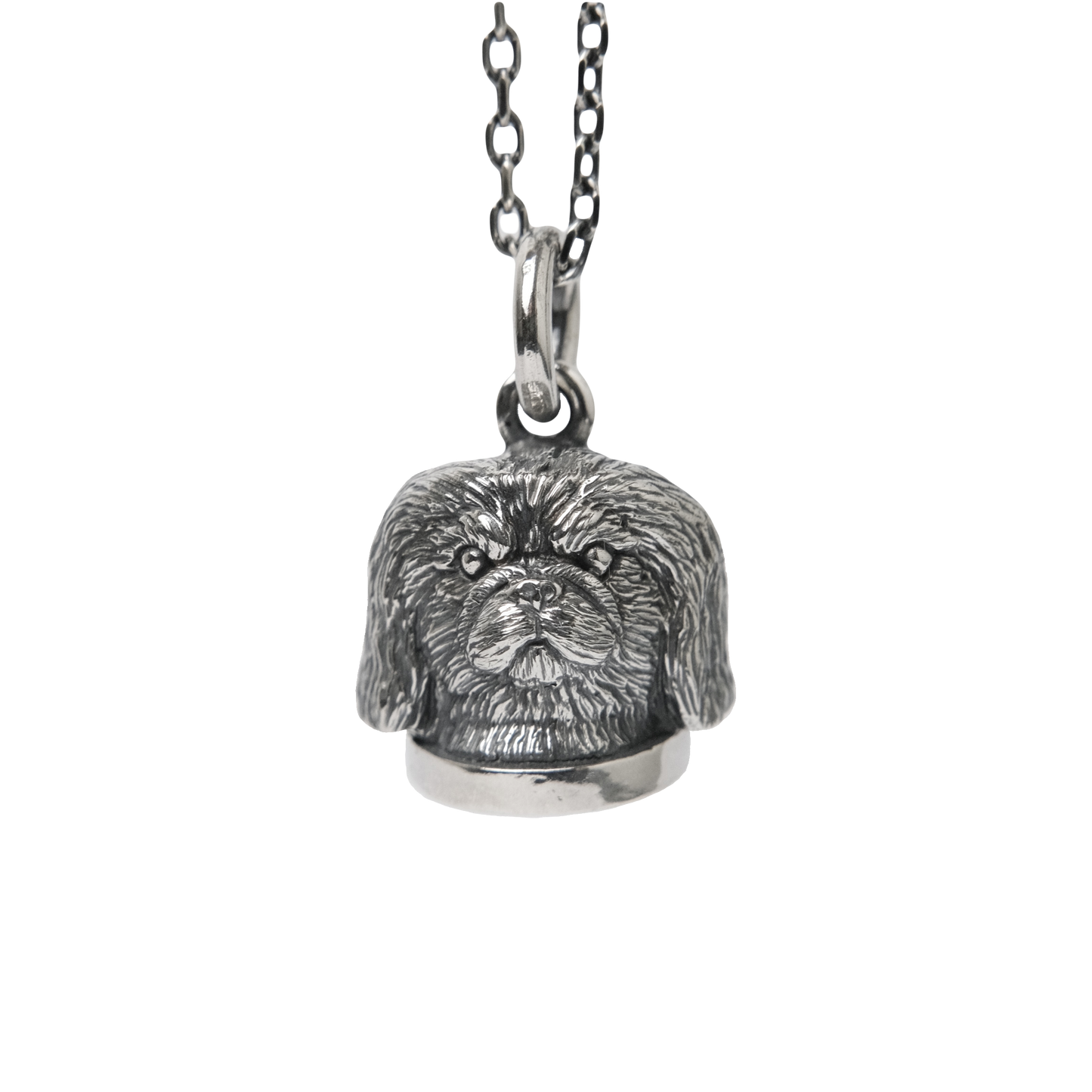Pekingese bust pendant