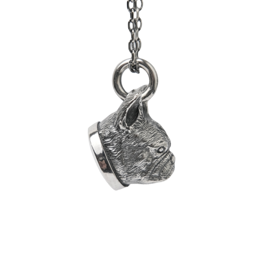 French bulldog bust pendant