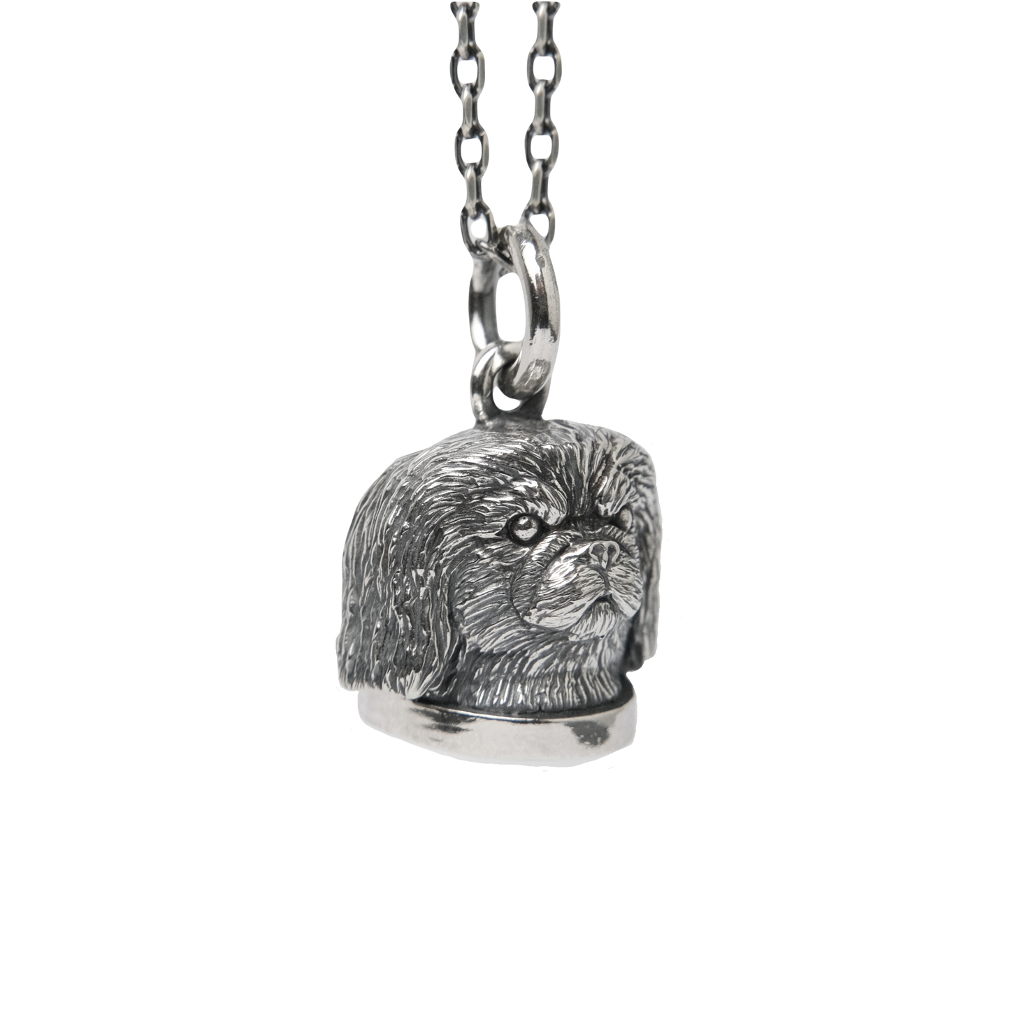 Pekingese bust pendant