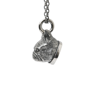 French bulldog bust pendant