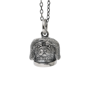 Pekingese bust pendant