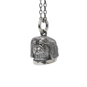 Pekingese bust pendant