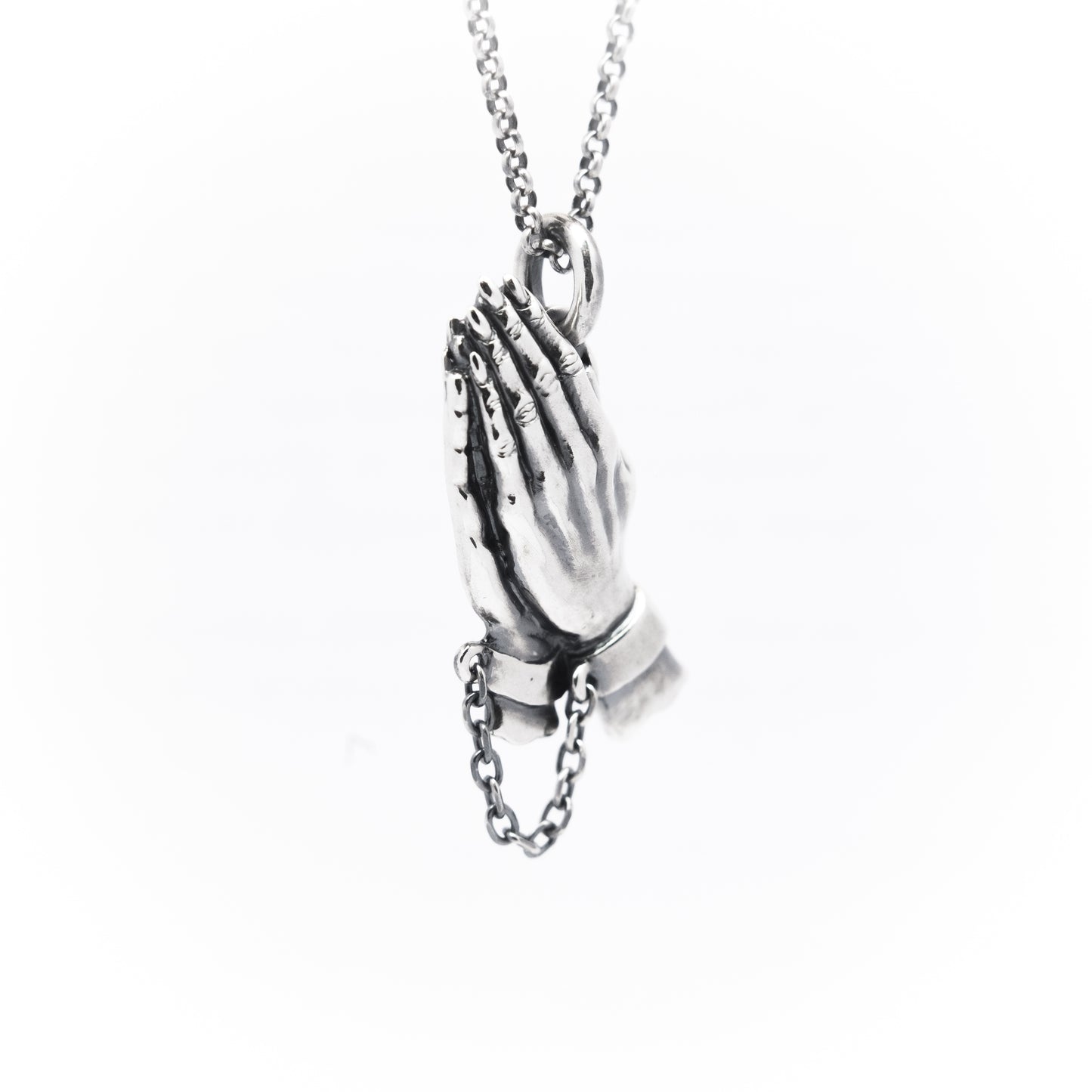 Shackled hands