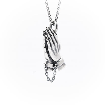 Shackled hands