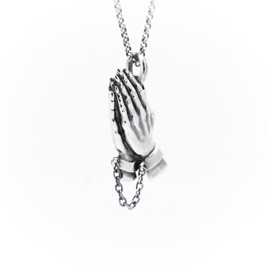 Shackled hands