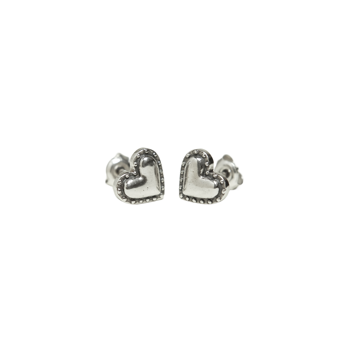 Riveted heart studs